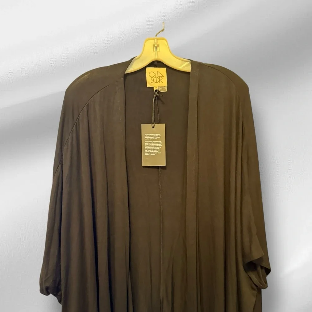 Chaser Black Flowy Cover-Up nwt‎